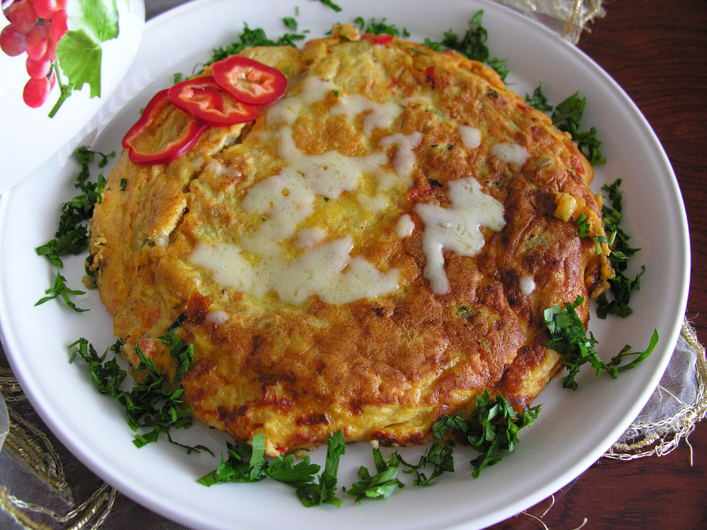 Peynirli omlet