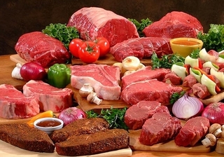 Kırmızı et, tavuk eti, balık eti